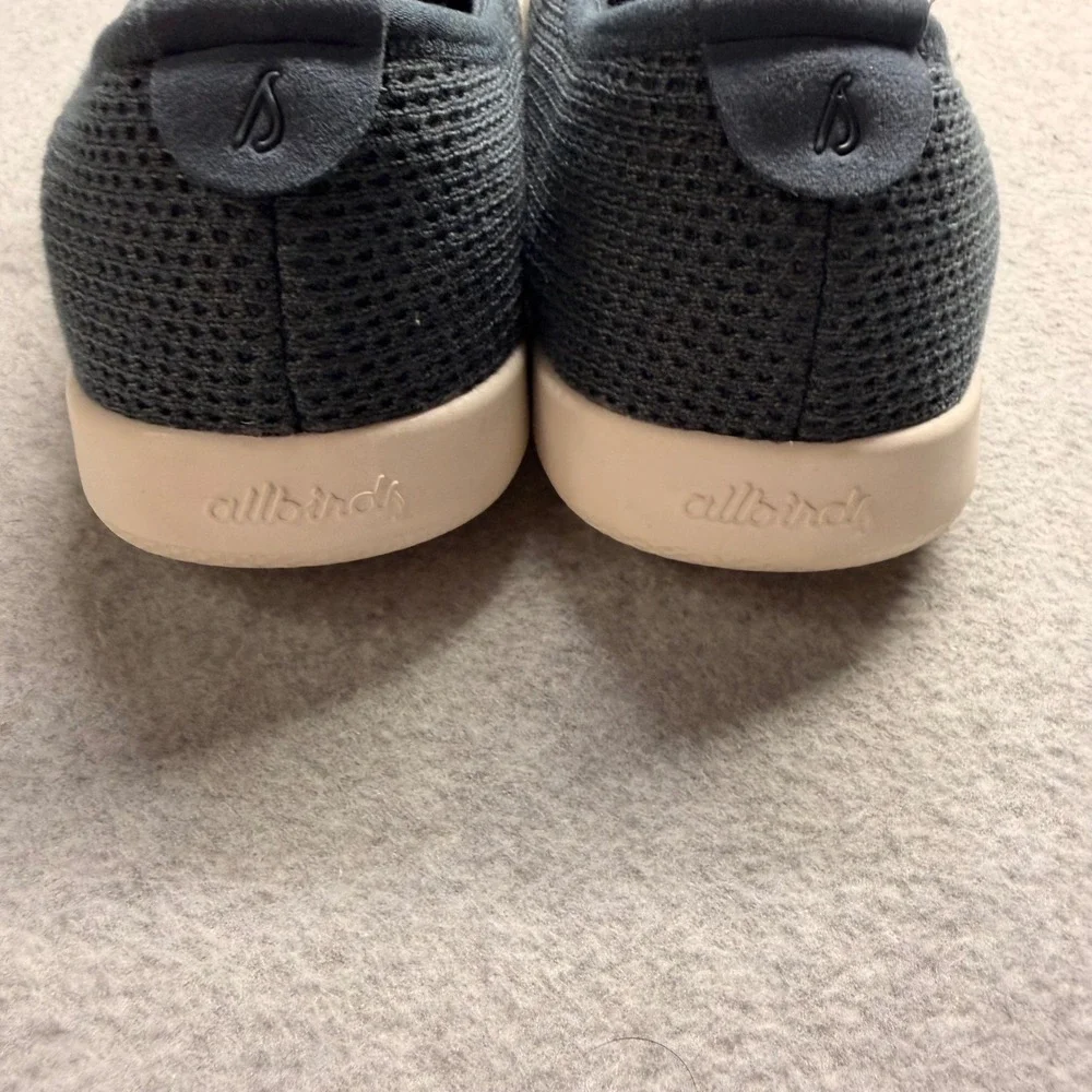Allbirds Tree Skippers Navy Blue Mesh Boat Shoes Sneakers Womens Size 5